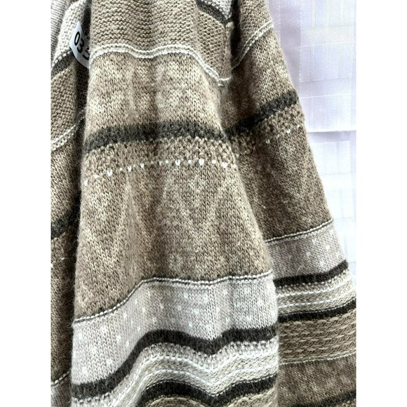 LIZ CLAIRBONE, Women CARDIGAN, long sleeve, COLOR BROWN, SIZE XL - Picture 10 of 13